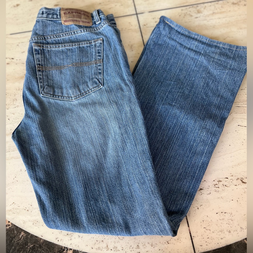 Vintage Express Light Blue Bootcut Jeans